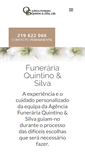 Mobile Screenshot of funerariaquintino.com