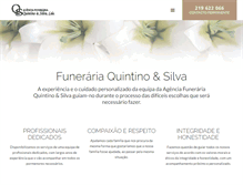 Tablet Screenshot of funerariaquintino.com